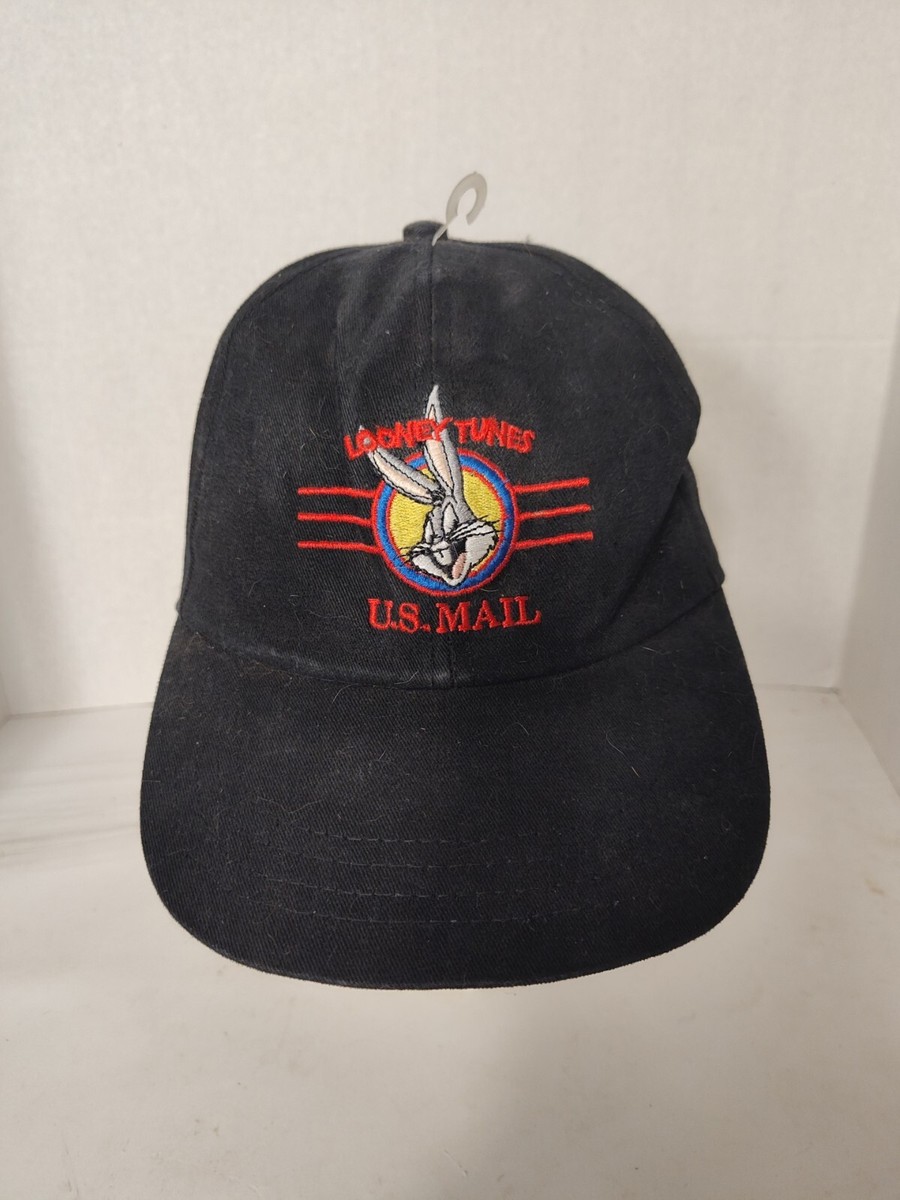 Looney Tunes U.S. Mail Hat Cap Black SnapBack ba2 | eBay