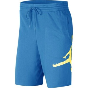 blue and yellow jordan shorts