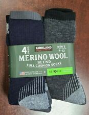 6 Pairs Kirkland Signature Women Ladies Trail Extra-Fine Merino Wool Socks 4+2