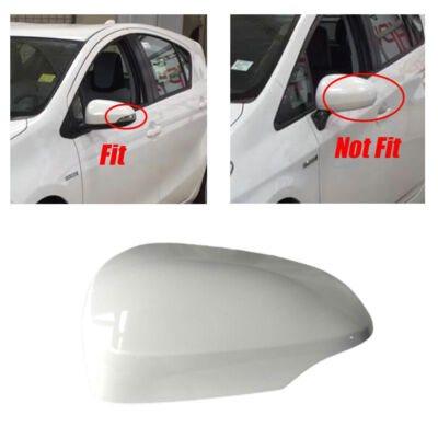 Left Driver Side Mirror Cap Cover – Fits Prius C 2012-2018 – Gloss Black