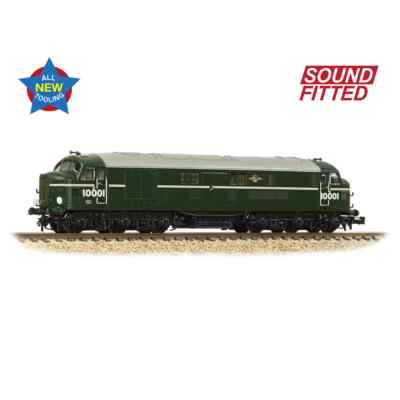 372-915SF Graham Farish Spur N LMS 10001 BR grün (spätes Wappen) SOUND AUSGESTATTET