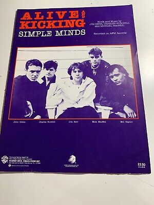 Simple Minds Alive And Kicking Sheet Music Pvg 1985 Nm Ebay