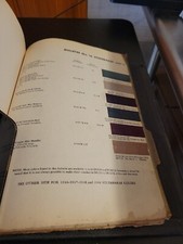 1950 DUPONT DUCO STUDEBAKER COLORS PAINT CHIP SWATCH SHEET BULLETIN NO 16