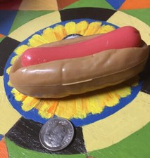 Artificial Faux Fake Play Food Replica MINI Hotdog REFRIGERATOR 3D MAGNET