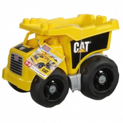 Mega Bloks DCJ86 Caterpillar Large Dump Truck - Yellow