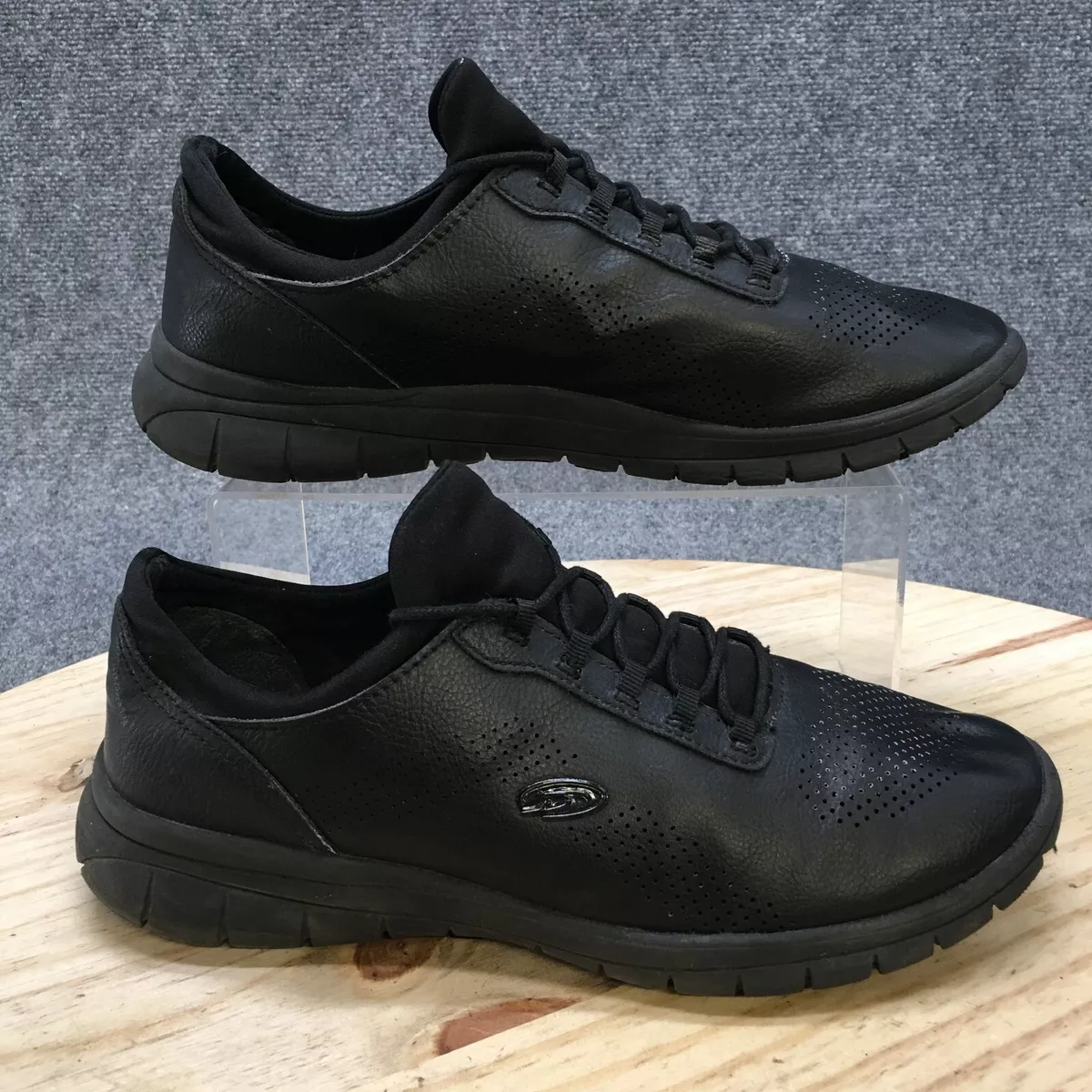 Dr scholl's sale black leather shoes