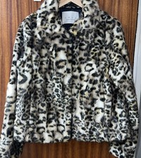 Ladies Designer (new) Fwss Leopard Style Jacket Size S