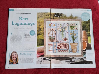 Neuanfänge Kreuzstichmuster - Spring Sampler - nur Muster