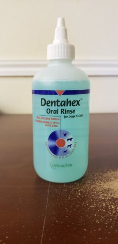 DentaHex Oral Hygiene Rinse for Dogs & Cats 8oz. - EXP. 7/25
