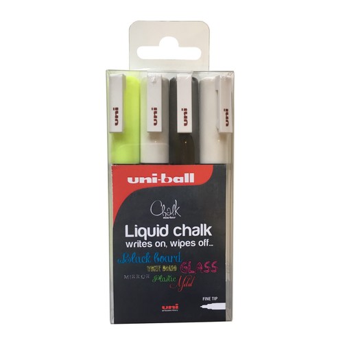 Uni Posca Chalk Marker Pack Ranges - Chalkboard & Window Pen Rain Resistant - Picture 2 of 7