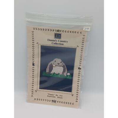 Donna's Country Collection Flopsy No 414 Duplicate Stitch Easter Bunny Rabbit