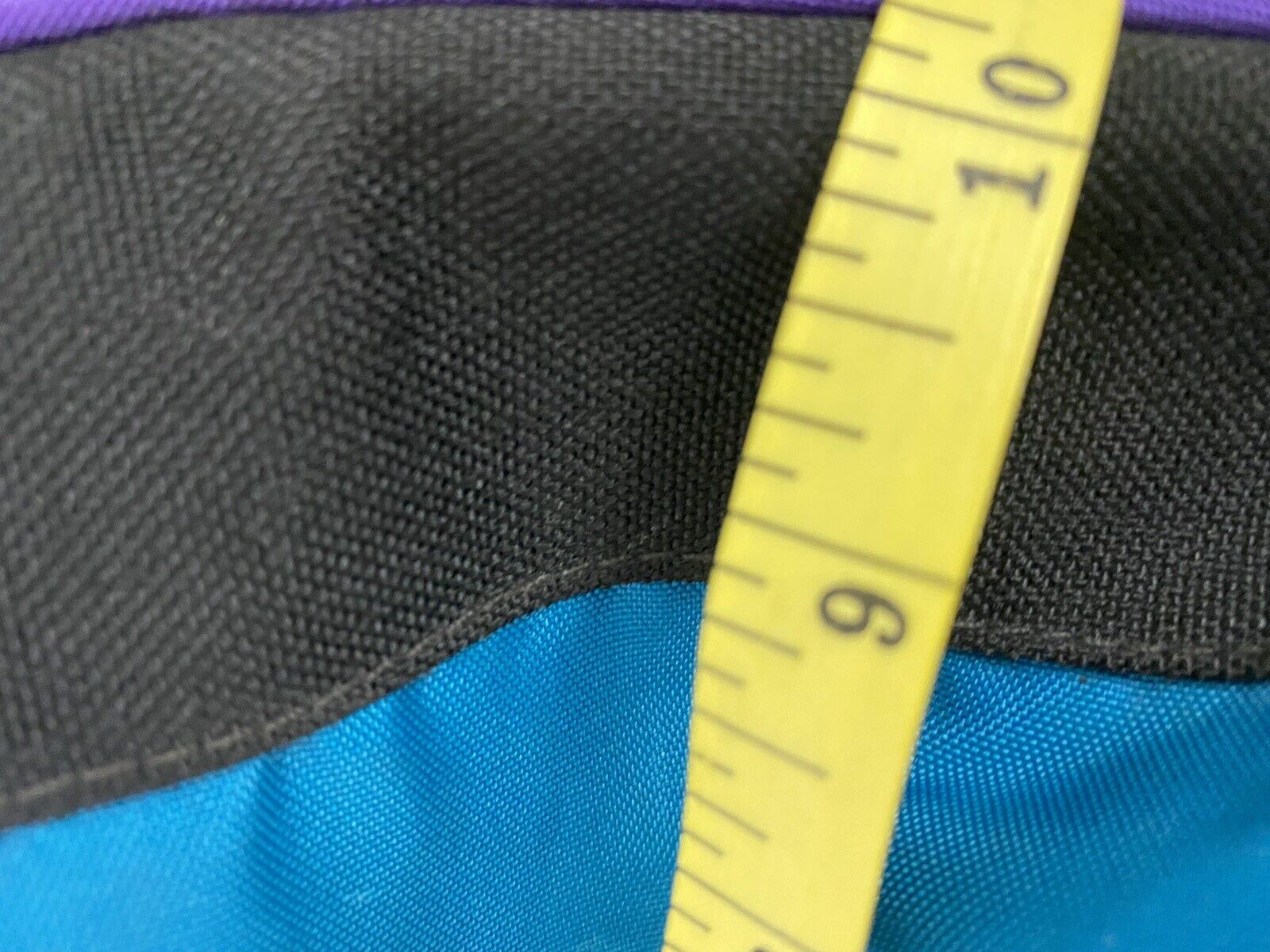 VTG LL Bean Medium 21” Duffle Bag Patch Purple Te… - image 6