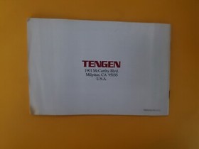 RBI Baseball Tengen Authentic NES Nintendo Manual Only *