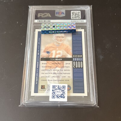2000 Victory #326 Tom Brady RC Rookie PSA 10 | eBay