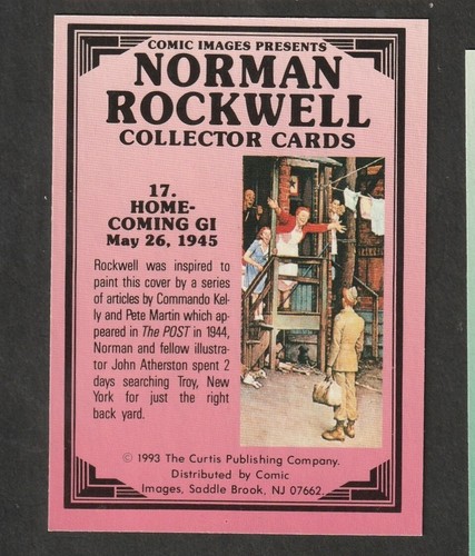 1993 Norman Rockwell Collector Cards NRMT Comic Images Set Break U Choose JUN24 - Picture 14 of 83