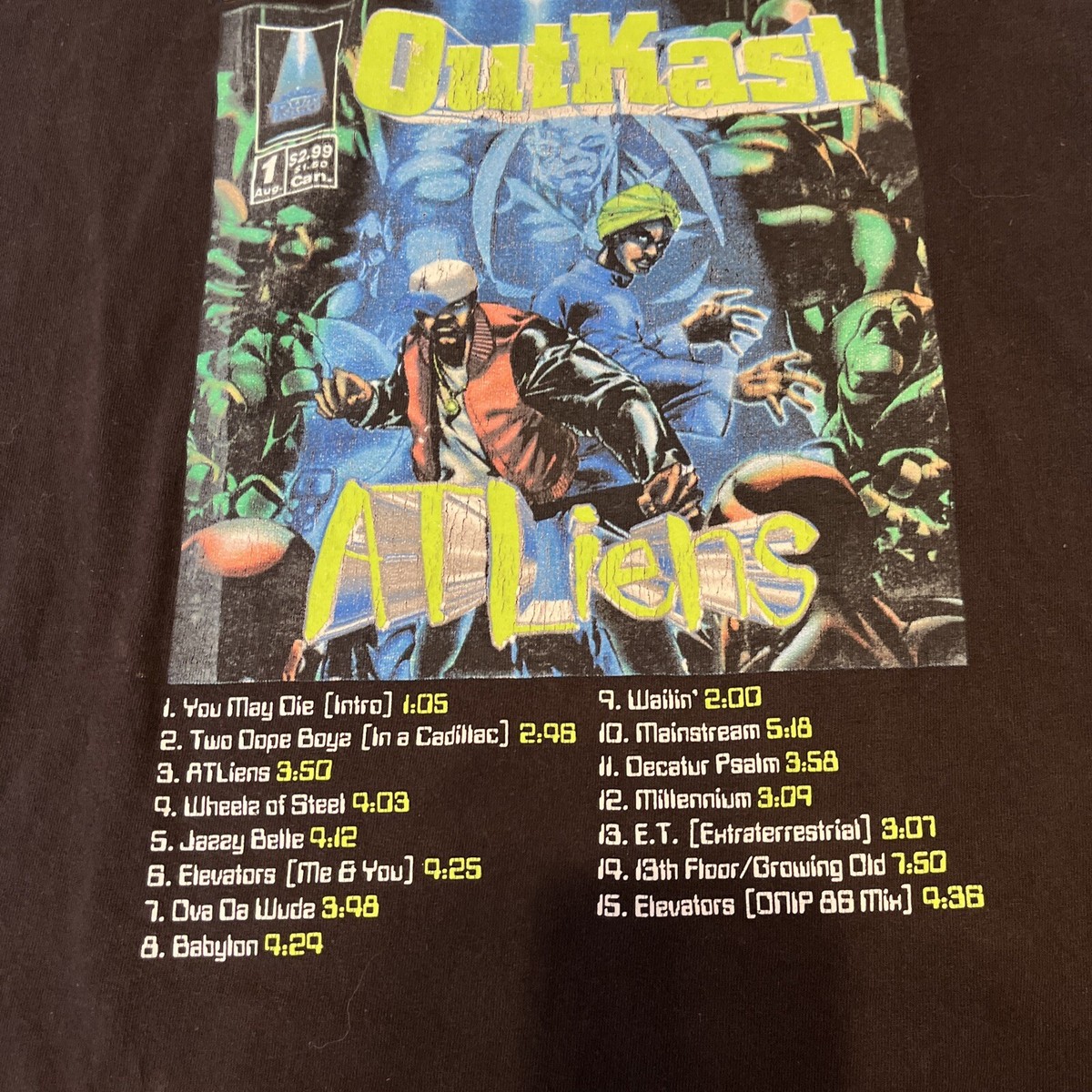 PLEASURES アウトキャスト ATLIENS グラフィック Tシャツ 関税込 ATLIENS T-SHIRT – PLEASURES