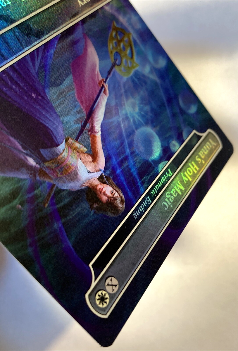 MTG Yuna's Holy Magic (Rainbow Foil) Secret Lair x Final Fantasy