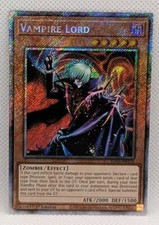 🧛 Vampire Lord - RA03-EN128 - Platinum Secret Rare - Quarter Century Bonanza -