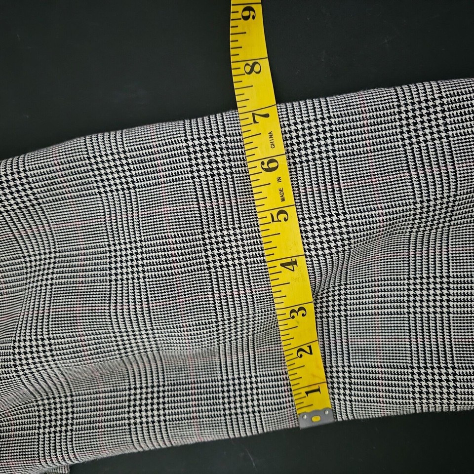 Lauren Ralph Lauren Sport Coat Mens 48L Long Silk & Wool Glen Plaid 2