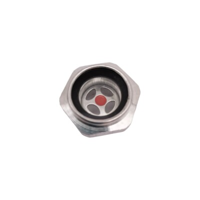 1 pc 1/2'' NPT Air Compressor Oil Sight Glass Aluminum Oil Liquid Level Gauge