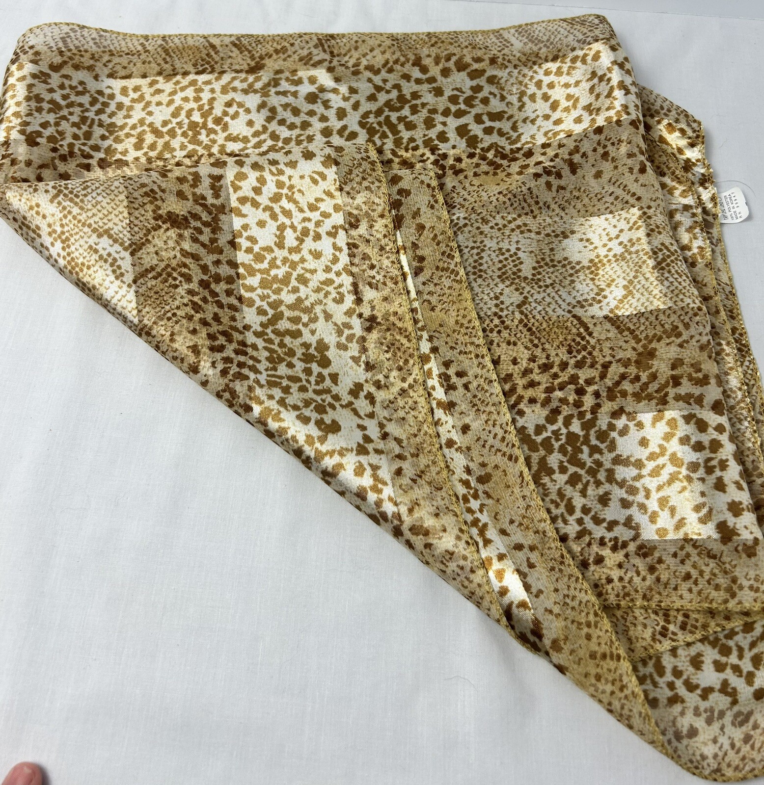 Scarf Leopard Silky Rectangular Ladies Lightweigh… - image 2