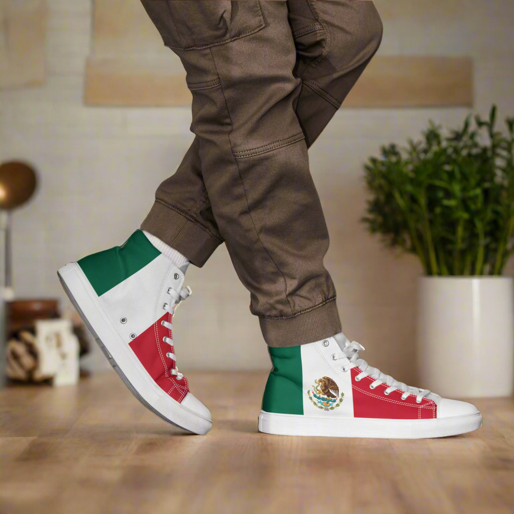 Mexico Flag Low Top (Mexican American Flag My high-quality Home My)