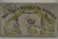 Beatrix Potter Mrs Tiggy Winkle Wedgwood 3 PC Nursery Dish Set