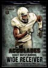 2012 Bowman #BAC-JB Justin Blackmon Accolades