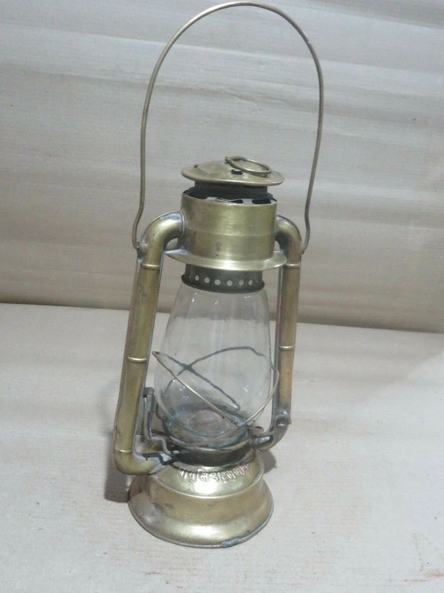 DIETZ JUNIOR NY USA kerosene Brass oil lamp lantern Patent mark