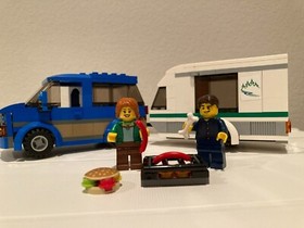 LEGO CITY: Van & Caravan (60117) Complete Set with Manuals No Box