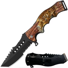 8.5" Tracker Huntsman Deer's Spring Assisted Open Pocket Knife