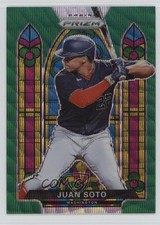 2021 Panini Prizm Stained Glass Green Wave Prizm Juan Soto #SG-3 1g37
