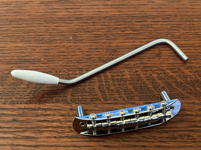 set Fender Mustang guitar bridge tremolo arm 