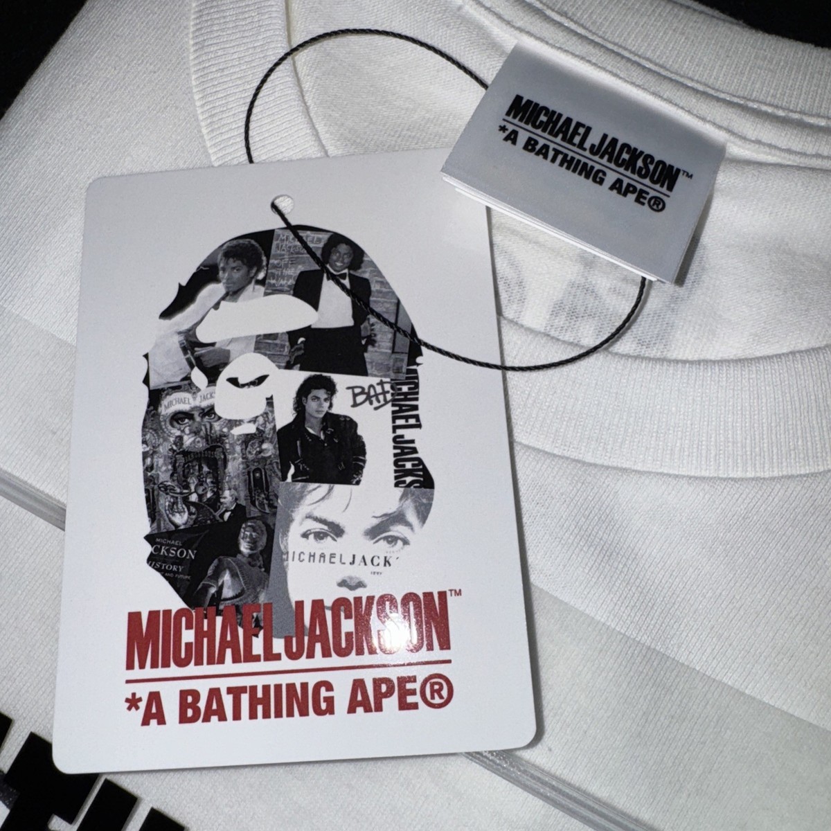 BAPE X MICHAEL JACKSON BABY MILO TEE (White) Size 2XL Brand New | eBay