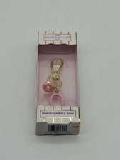 Tarte MARACUJA JUICY LOOP Donut Charm Key Chain for Lip Plump Gloss Oil