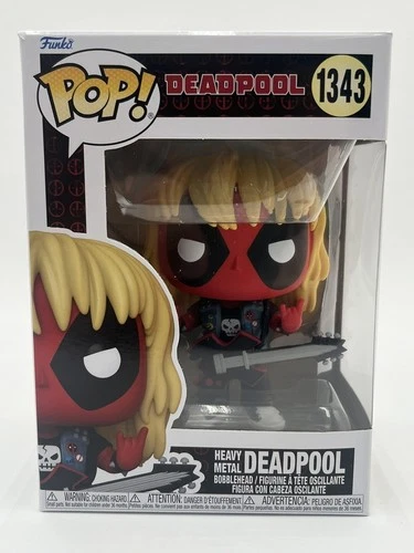 Funko Pop! Vinyl: Marvel - Heavy Metal Deadpool #1343 New In Box In Stock