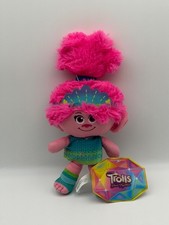 Dreamworks Pink Trolls Band Together Queen Poppy Plush Toy Stuffed Animal 14"