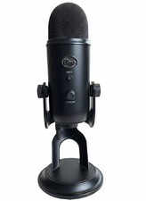 Logitech Creators Blue Yeti USB Microphone - Black Great condition