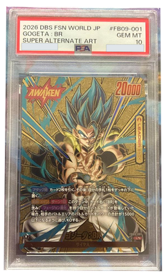 GOGETA BR SUPER PARALLEL FB09-001 DRAGON BALL CARD FUSION WORLD