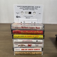 Country Greatest Hits Cassette Tapes Lot Of 8 70s 80s 90s Various Artists