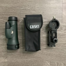 Gosky 12x55 High Definition Monocular Telescope and Quick Smartphone Holder