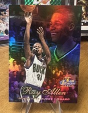 RAY ALLEN 1997-98 FLAIR SHOWCASE STYLE BASKETBALL BUCKS NBA