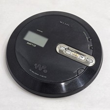 Black Sony Walkman D-NE330 Atrac CD-R/RW Compact Disc MP3 Audio Player Working