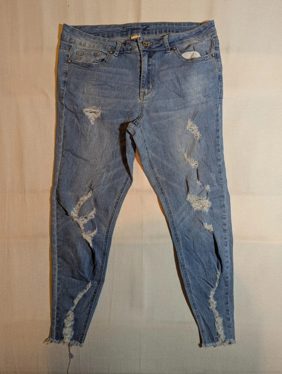 Jeans Skinny Roulés Et Effilochés Joe's - Taille 28 - Neuf Avec étiquettes - Coupe Ajustée Décontractée