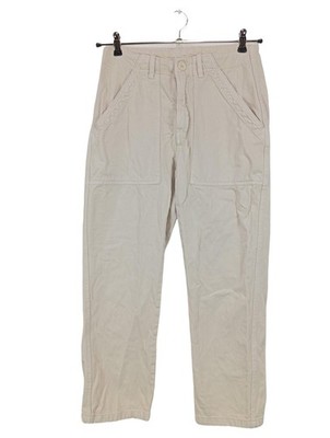 ZARA High Waist Jeans Damen Jeans Gr. DE 36 wollweiß Casual-Look