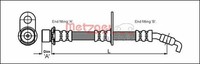 Metzger Autoteile Bremsschlauch 4111427 FüR Toyota Rav 2 1 ZCA25_ ZCA26_ ZCA25W