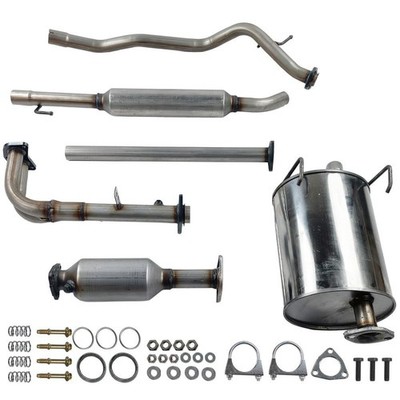 For Honda CR-V 97 -01 Front Pipe+Catalytic+Resonator+Muffler Exhaust System Kit