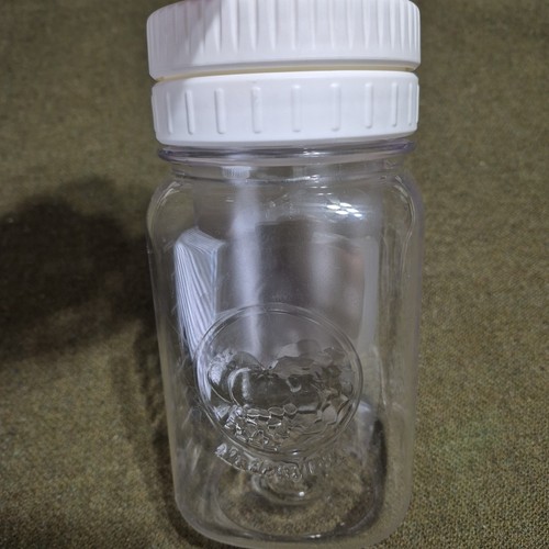 Pampered Chef Take A Salad Jar With Jar Inside For Dressing