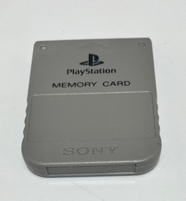 Sony PlayStation OEM Official 1 PS1 PSX Memory Card SCPH-1020 - GRAY -japan mfc
