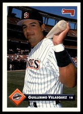 1993 Donruss Guillermo Velasquez San Diego Padres #312